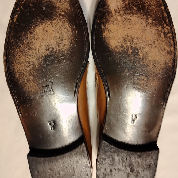 Stafford Executive Comfort Plus Brown & White Leather Kiltie Loafers Size 13 M - Picture 9 of 9